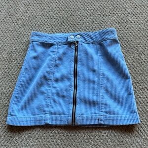 Pacsun Blue Corduroy Skirt